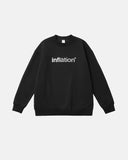 Black Crewneck Sweatshirts | Inflation Streetwear INFLATION