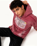 Graphic Ripped Washed Zip Up Hoodies | Inflation Streetwear INFLATION