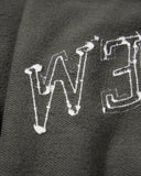 Appliqué Boxy Zip Up Hoodie | Inflation Streetwear
