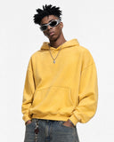 Washed Fleece Boxy Hoodie | Inflation Streetwear