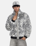 Leopard Faux Fur Bomber Jacket | Inflation Streetwear