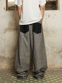 Distressed Reverse Design Baggy Jeans | Inflation Streetwear INFLATION