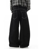Raw Metal Clasp Baggy Jeans | Inflation Streetwear INFLATION