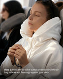 2-in-1 Travel Hoodie with Inflatable Neck Pillow | Inflation Streetwear INFLATION
