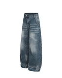 Bamboo Textured Barrel Jeans | Inflation Streetwear INFLATION