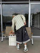 Raw Denim Carpenter Long Jorts | Inflation Streetwear INFLATION