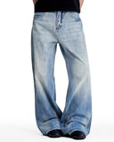 Cinch Back Loose Straight Jeans | Inflation Streetwear INFLATION