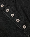 Asymmetric Button Raw Denim Jorts | Inflation Streetwear INFLATION