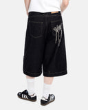 Deconstructed Raw Denim Jorts | Inflation Streetwear INFLATION