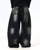 Spray Graphic Camo Barrel Jeans | Inflation Streetwear INFLATION