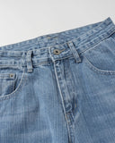 Cross Stud Bamboo Weave Baggy Jeans | Inflation Streetwear INFLATION