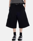 Pleated Cinch Back Tailored Shorts | Inflation Streetwear INFLATION
