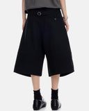 Pleated Cinch Back Tailored Shorts | Inflation Streetwear INFLATION