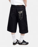 Deconstructed Raw Denim Jorts | Inflation Streetwear INFLATION