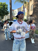 23 Jersey Mesh Print Tee | Inflation Streetwear INFLATION