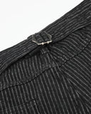 Striped Button Fly Baggy Jorts | Inflation Streetwear INFLATION