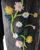 Embroidery Bamboo Weave Baggy Jeans | Inflation Streetwear INFLATION