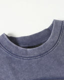 Patchwork Washed Boxy Cropped T-Shirt | Inflation Streetwear