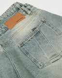Double Waist Acid Washed Baggy Jeans | Inflation streetwear INFLATION