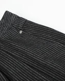 Striped Button Fly Baggy Jorts | Inflation Streetwear INFLATION
