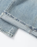 Asymmetric Button Baggy Jeans | Inflation Streetwear INFLATION