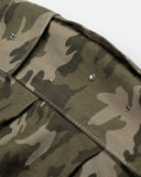 Embroidered Camo Cargo Longline Shorts | Inflation Streetwear INFLATION