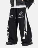 Music Graphic Barrel Sweatpants | Inflation Streetwear
