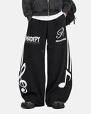 Music Graphic Barrel Sweatpants | Inflation Streetwear