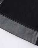 Buckle Detail Raw Denim Jorts | Inflation Streetwear INFLATION
