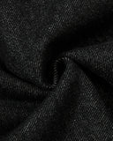Asymmetric Button Raw Denim Jorts | Inflation Streetwear INFLATION
