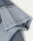 Patchwork Washed Boxy Cropped T-Shirt | Inflation Streetwear INFLATION