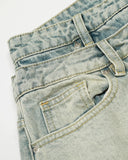 Double Waist Acid Washed Baggy Jeans | Inflation streetwear INFLATION