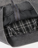 Plaid Patchwork Boxy Zip Up Hoodie | Inflation Streetwear