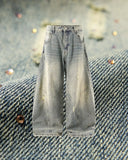 Colorful Rhinestones Ripped Baggy Jeans | Inflation Streetwear INFLATION