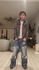 Vintage Distressed Baggy Jeans | Inflation Streetwear